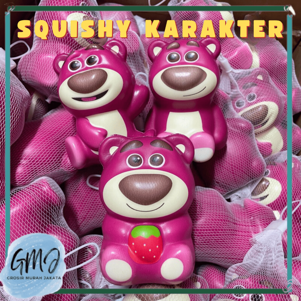 Squishy Mainan Anak Karakter Sanrio Ultramen Lotso Squeeze Chubby Stress Release Toys Gmj