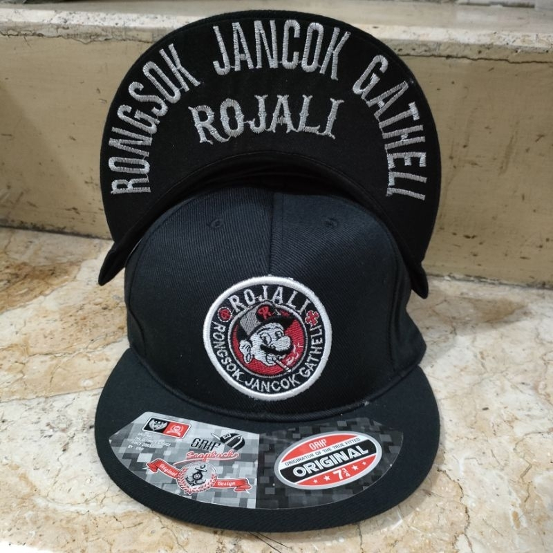 COD snapback topi snapback bordir ROJALI topi distro topi keren topi snapback bordir ROJALI