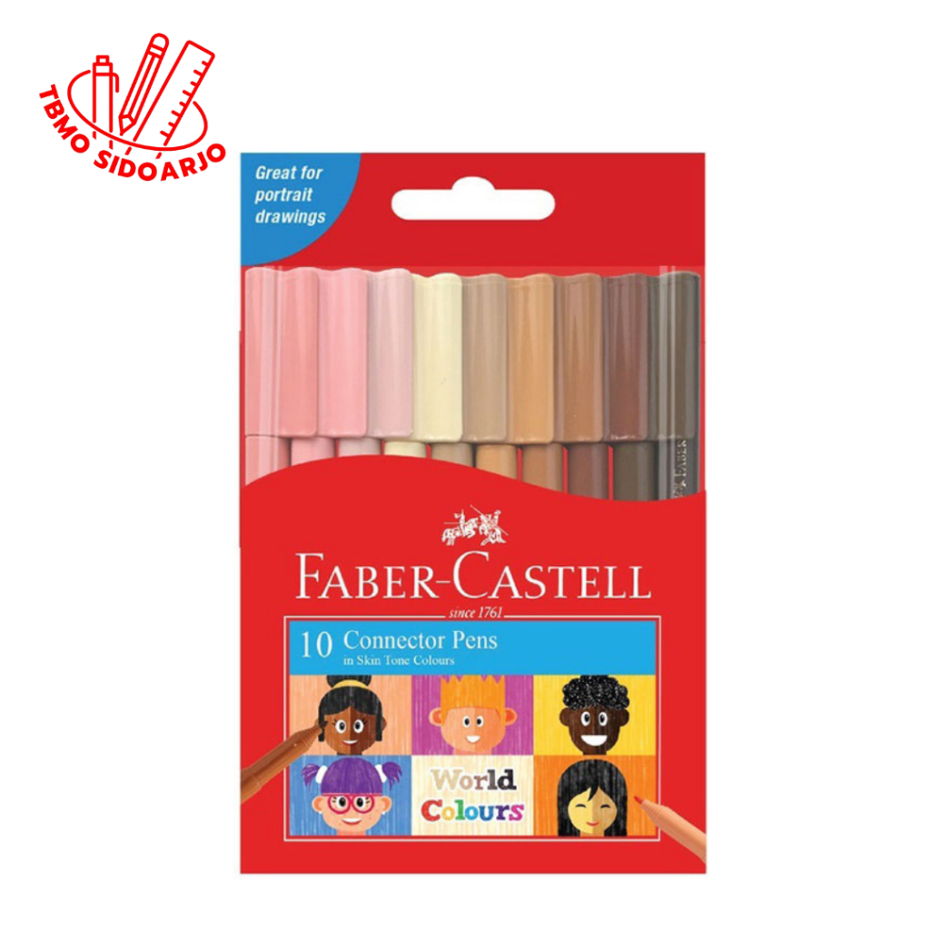

TBMO World Colours Connector Pen Skin Tone Set 10 155009E