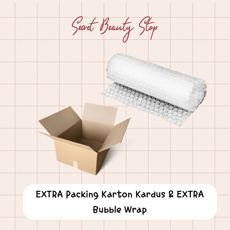 

EXTRA Packing Karton Kardus dan EXTRA Bubble Wrap, Packing Tambahan, Extra Safe!
