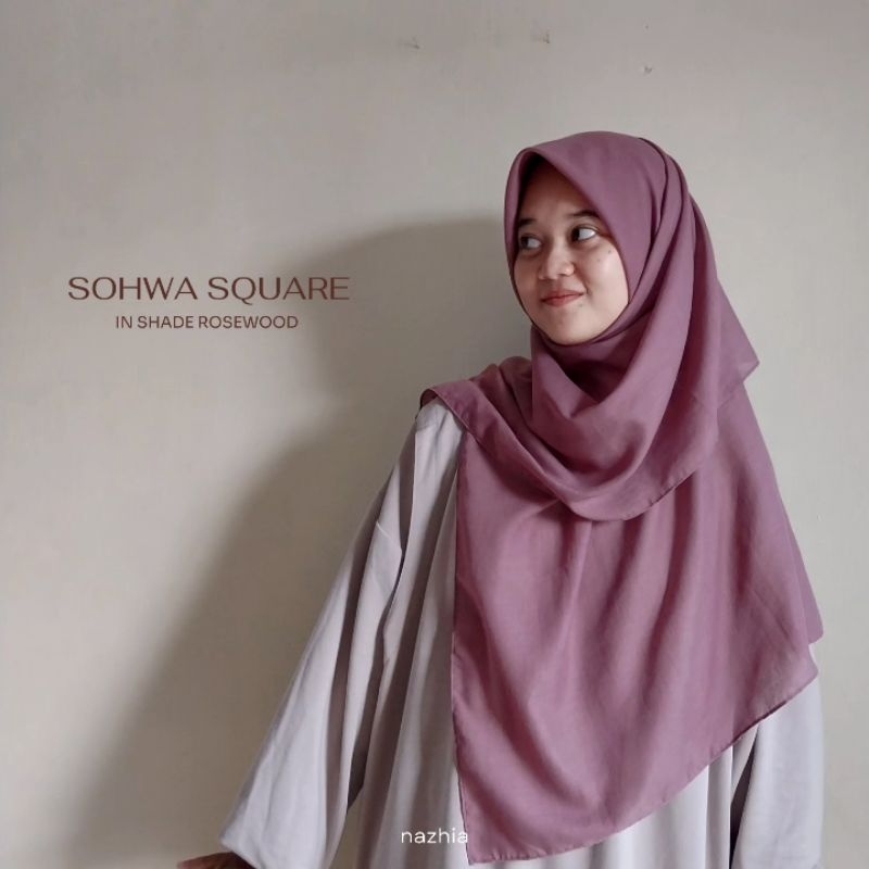 SOHWA SQUARE/Voal premium/hijab segi empat premium/voal series