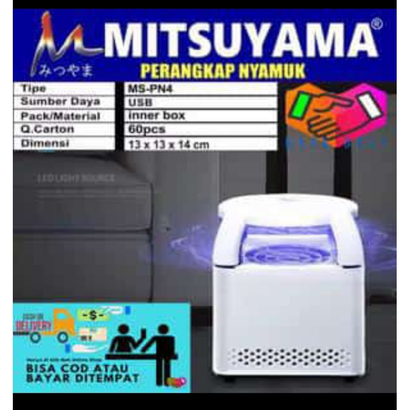 ALAT PERANGKAP NYAMUK MITSUYAMA LAMPU USB