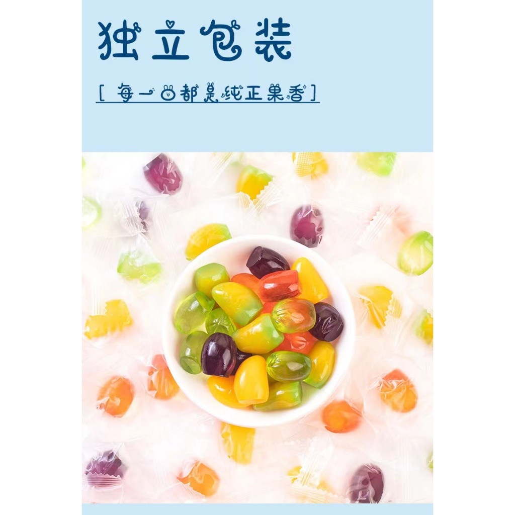 

lianggui permen jelly lunak aneka buah Permen Rasa Buah Mangga thailand Mangga Hijau Anggur Peach Apel & Strawberry / Permen Buah Jelly Kupas 6 Varian Rasa Campur isi 100gr