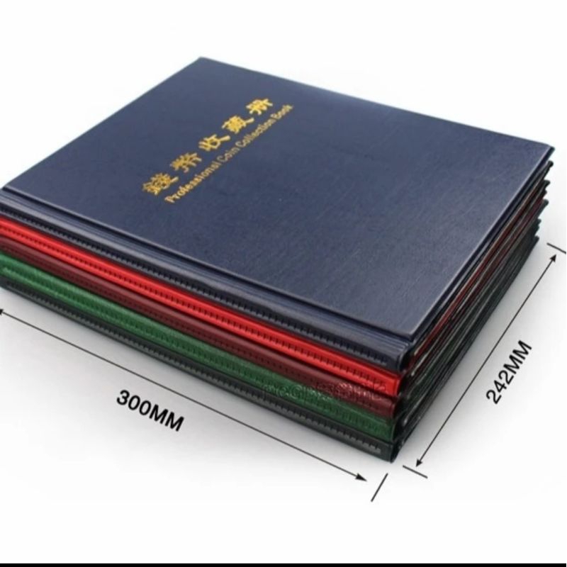 Album koin holder PCCB 245 x 300mm 200 kantong