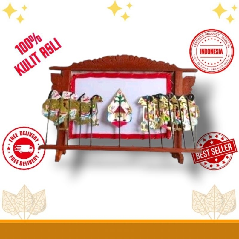 Miniatur Pagelaran Wayang Kulit Murah I Wayang Kelir I Wayang geber