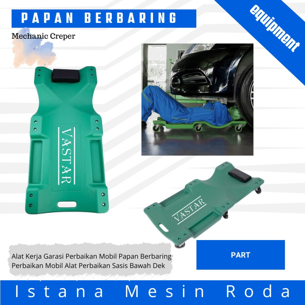 40 INCH Alas Kerja Mekanik Sleeper Mechanic Creeper Montir mobil / Tatakan mekanik /Alas Kerja Mekan