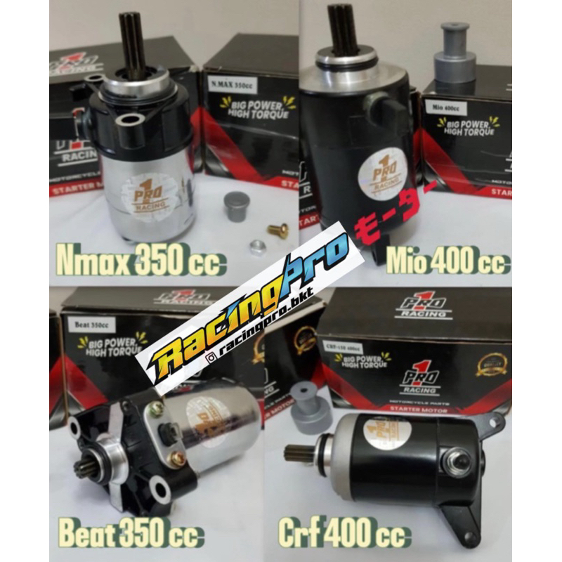 DINAMO STARTER FFA,DRAG,BORE UP MIO,FINO KARBU,NOUVO,NMAX,BEAT,KLX150,CRF150 350cc-400cc PRO1 RACING