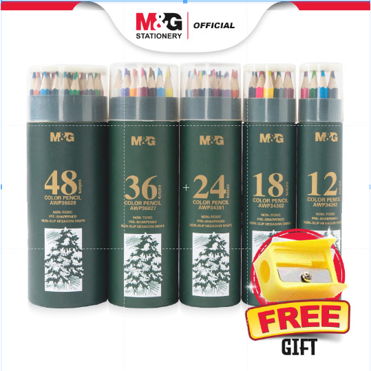 

M&G Color Pencil Hexagon 12 / 18 / 24 Colors