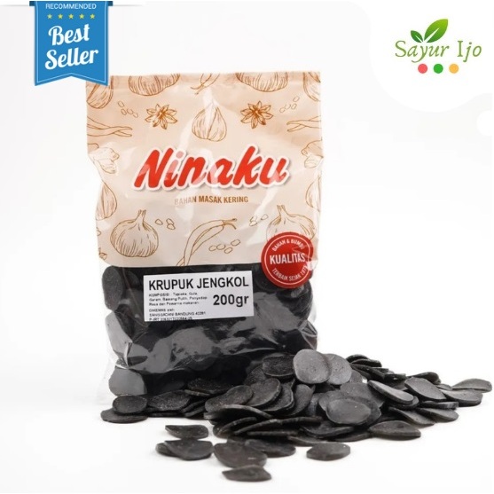 

Ninaku Krupuk Jengkol 200 Gram / Pack Snack Sayur Kerupuk Mentah Kering