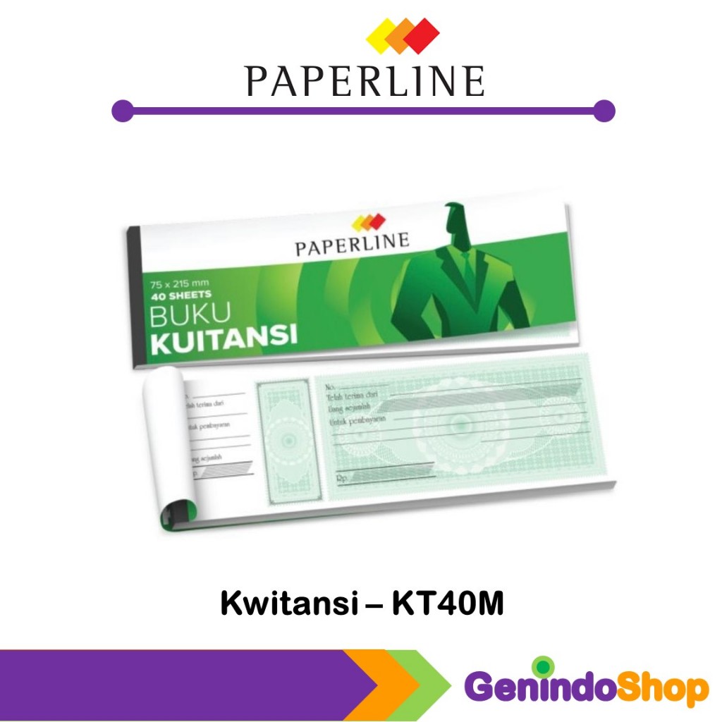 

Kwitansi / Kuitansi Kecil Paperline KT40M