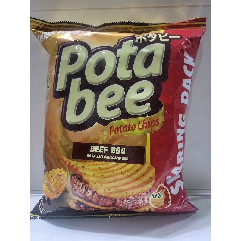 

Potabee potato chips rasa sapi pangang 120gr