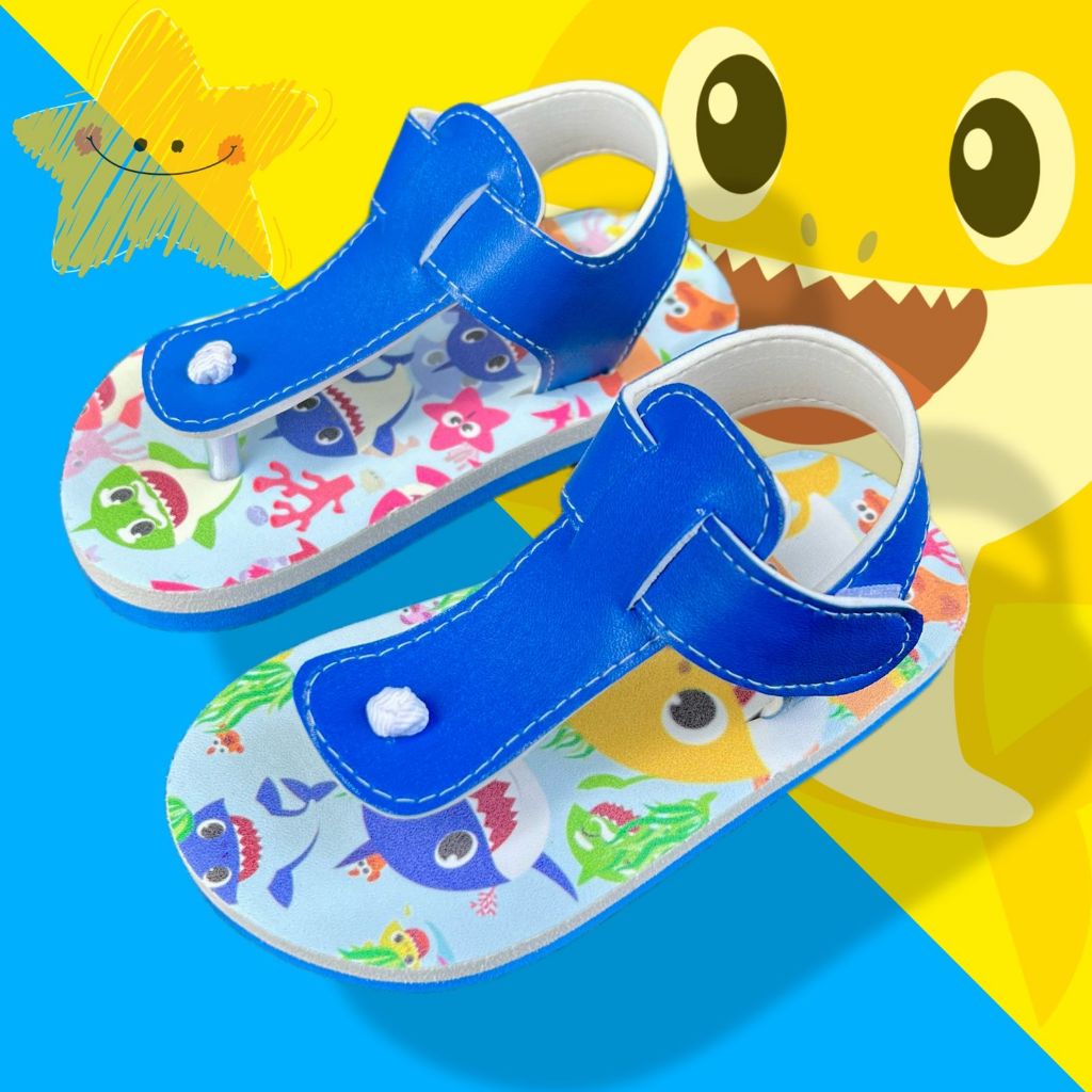 SANDAL ANAK BABY CEWEK COWO 0-2 TAHUN MOTIF KARAKTER LUCU