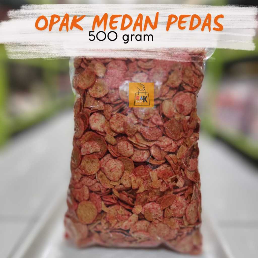

OPAK MEDAN PEDAS 500 GRAM | Cemilan | Snack Murah