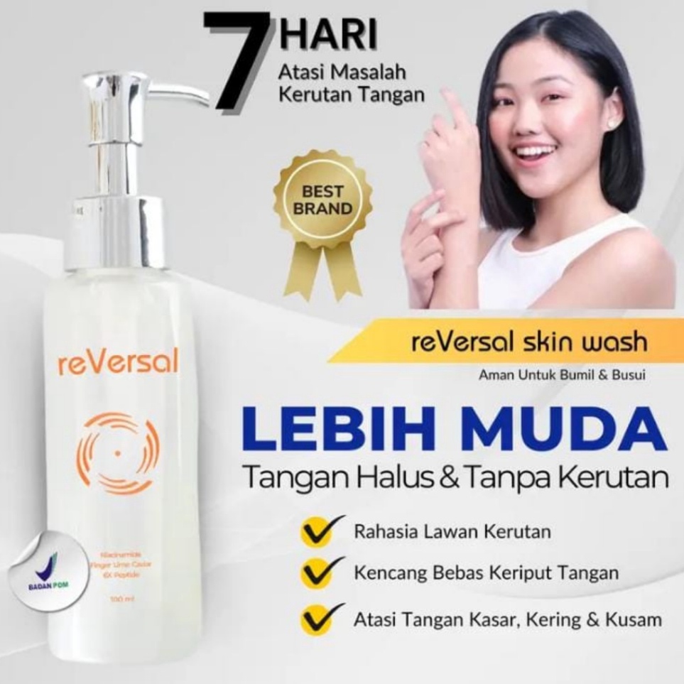 KODE T99Z REVERSAL SKIN WASH Untuk atasi tangan kasar kering kusam  kerutan 1 Original BerBPOM