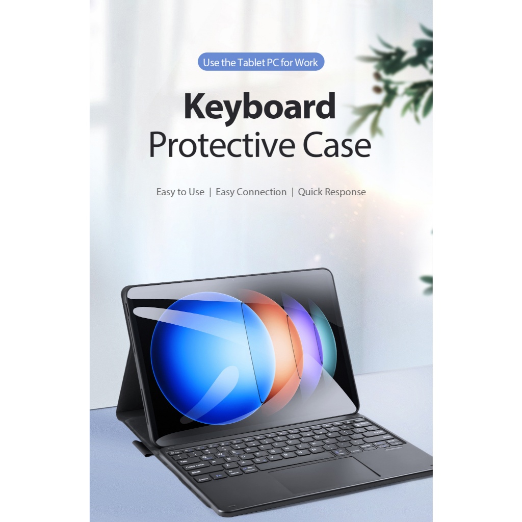 Case Keyboard Bluetooth Xiaomi Pad 7/7 Pro 11.2 2024 Xiaomi Pad 6S Pro 12.4 Pad 6 Pad 6 Pro - TK
