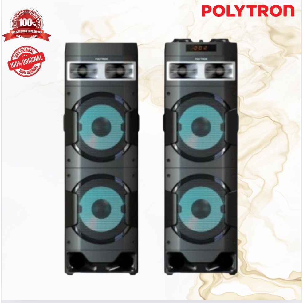 Bluetooth Speaker Aktif POLYTRON PAS10D28 10"/PAS 10DF28/PAS-10DF28/Wireless Speaker/Polytron Blueto