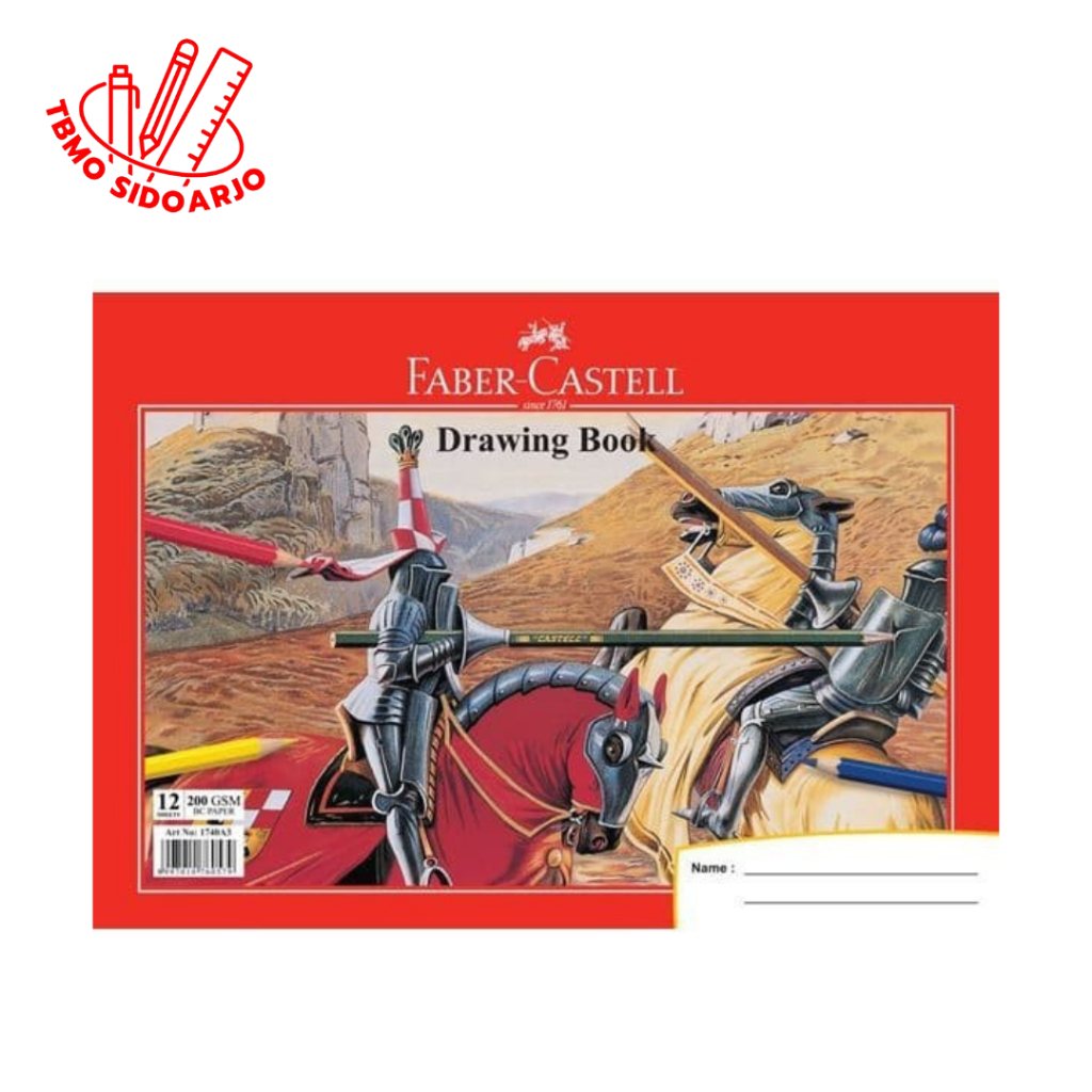 

TBMO Faber Castell Drawing Book A3 1740A3 Isi 12 Lembar