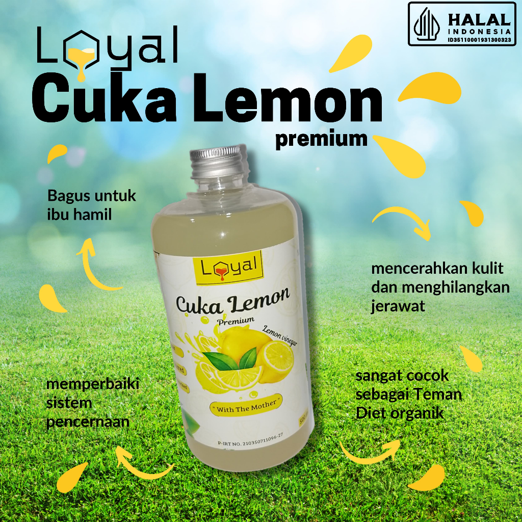 

CUKA LEMON ORIGINAL 500ML - LEMON VINEGAR WITH THE MOTHER