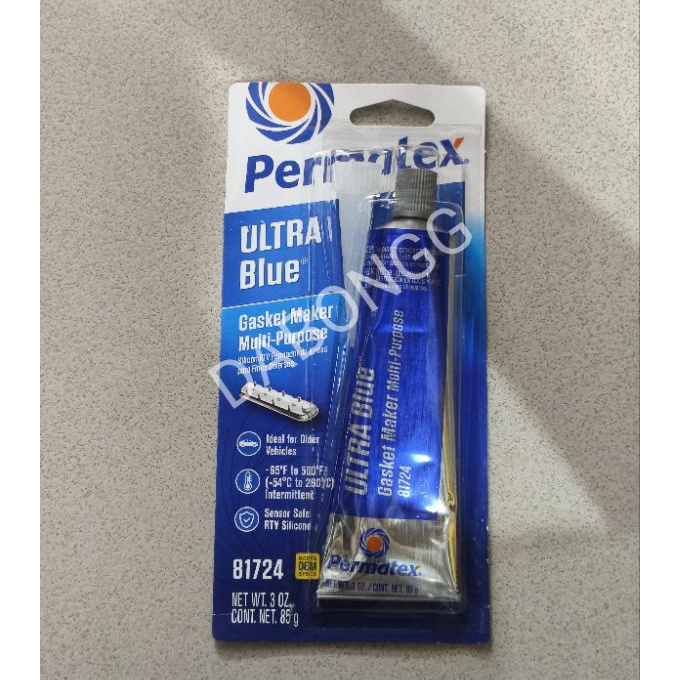 

FG2 Permatex Lem Ultra Blue Silicone Gasket Maker 81724 Lem Ultra Blue Permatex Silicone Gasket Set Maker Sensor Safe 85gram Lem Silicon Permatex Blue RTV 85 gram Permatex Ultra Blue Gasket Maker MultiPurpose Rtv 81724