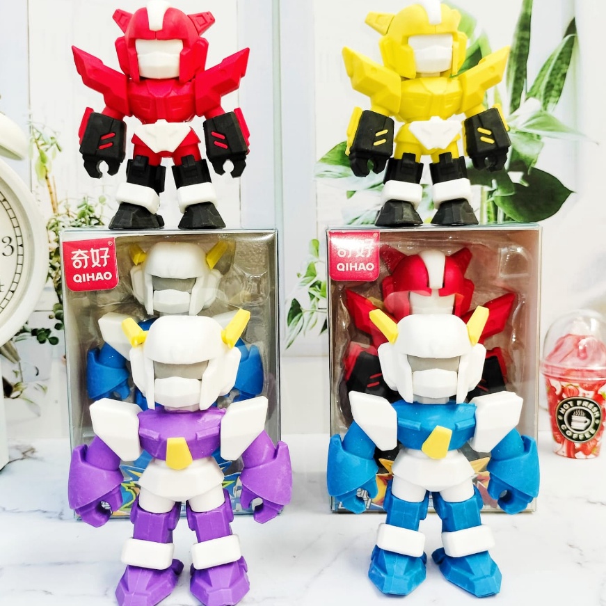 

KF7 Penghapus Lucu bentuk Robot ukuran Besar Ada 4 Warna Kualitas Terbaik Eraser Cute bentuk Robot Kartun Imut Cute Favorit Anak Stationary Fancy Kekinian bisa Grosir dan COD
