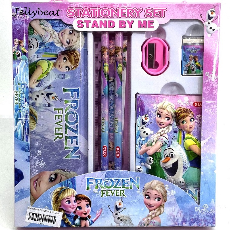 

HJ6 Stationery alat tulis atk study set disney frozen