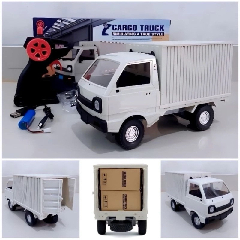 Mobil Remote Control D12 Cargo Truck RC Car Pickup Box Truk Suzuki Carry Pick up