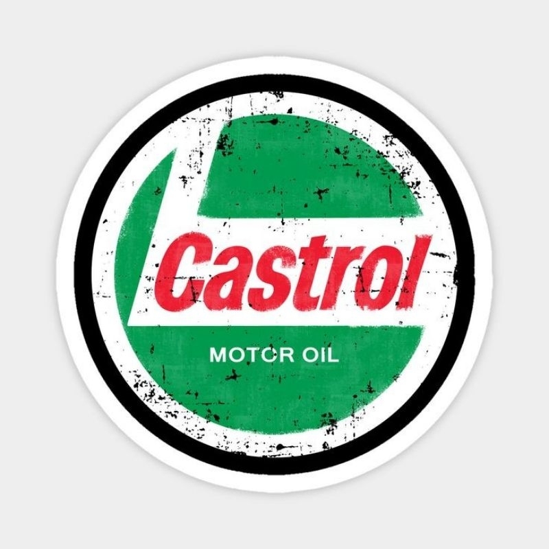

sticker logo castrol