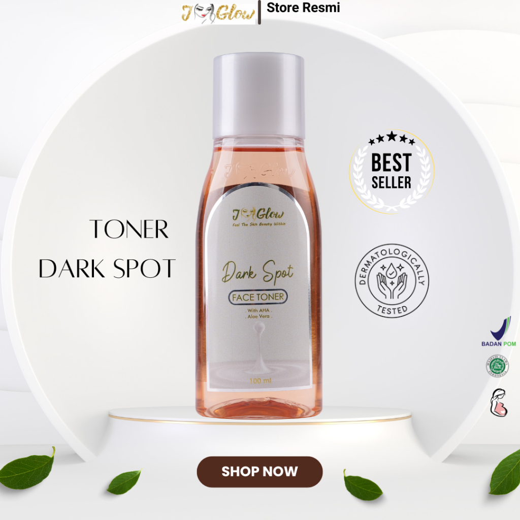 Jglow Skincare Toner Pembersih Wajah Dark Spot Flek Hitam wajah