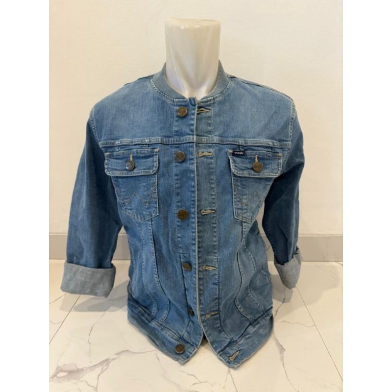 Jaket Denim Wrangler Jaket Jeans Wrangler Outer Blue Denim