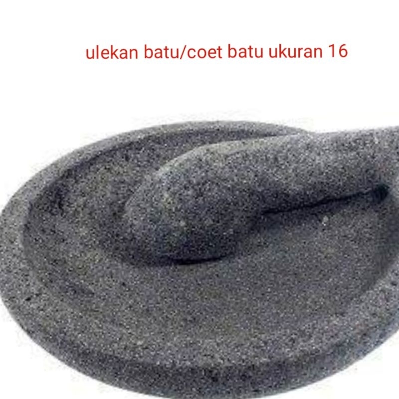 ULEKAN BATU,COET BATU, Cobek BATU.