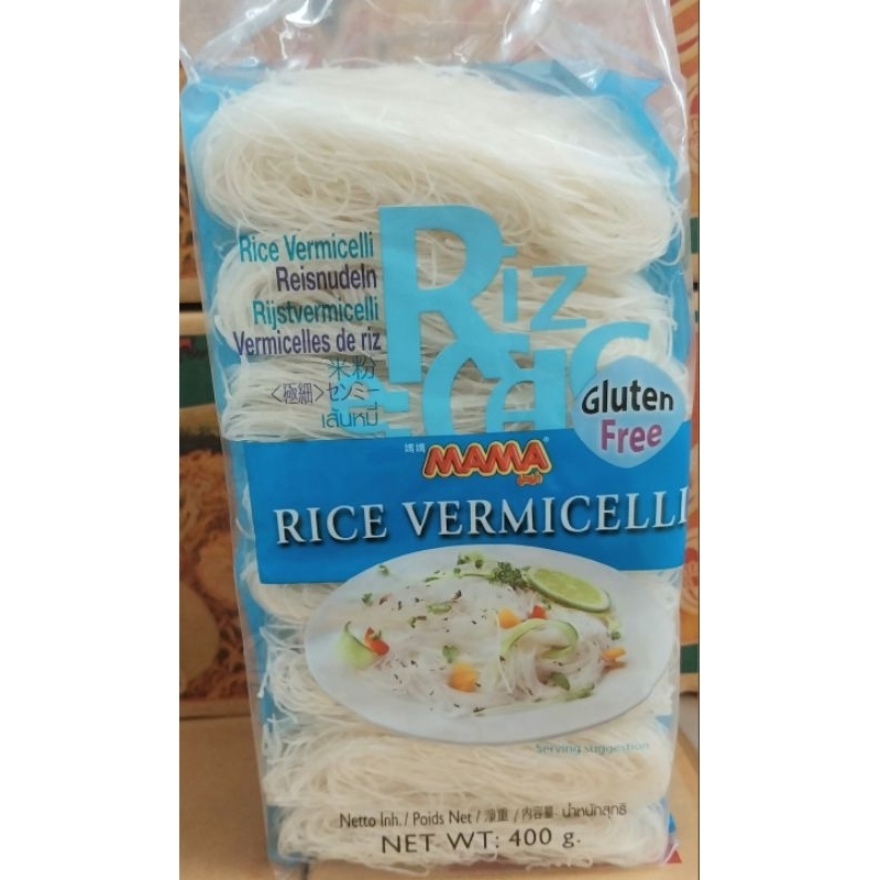 

[Halal] MAMA Bihun Gluten Free / Rice Vermicelli Bihun Asli Thailand 400 gr