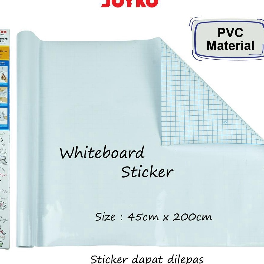 

KP8 Stiker Papan Tulis Putih Whiteboard Sticker Joyko WBSK15