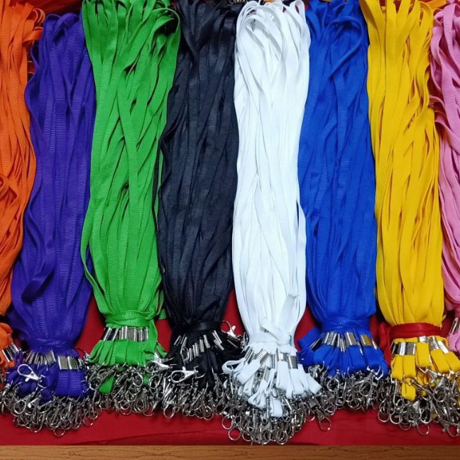 

KI3 Tali id card lanyard kait tebal isi 5pcs