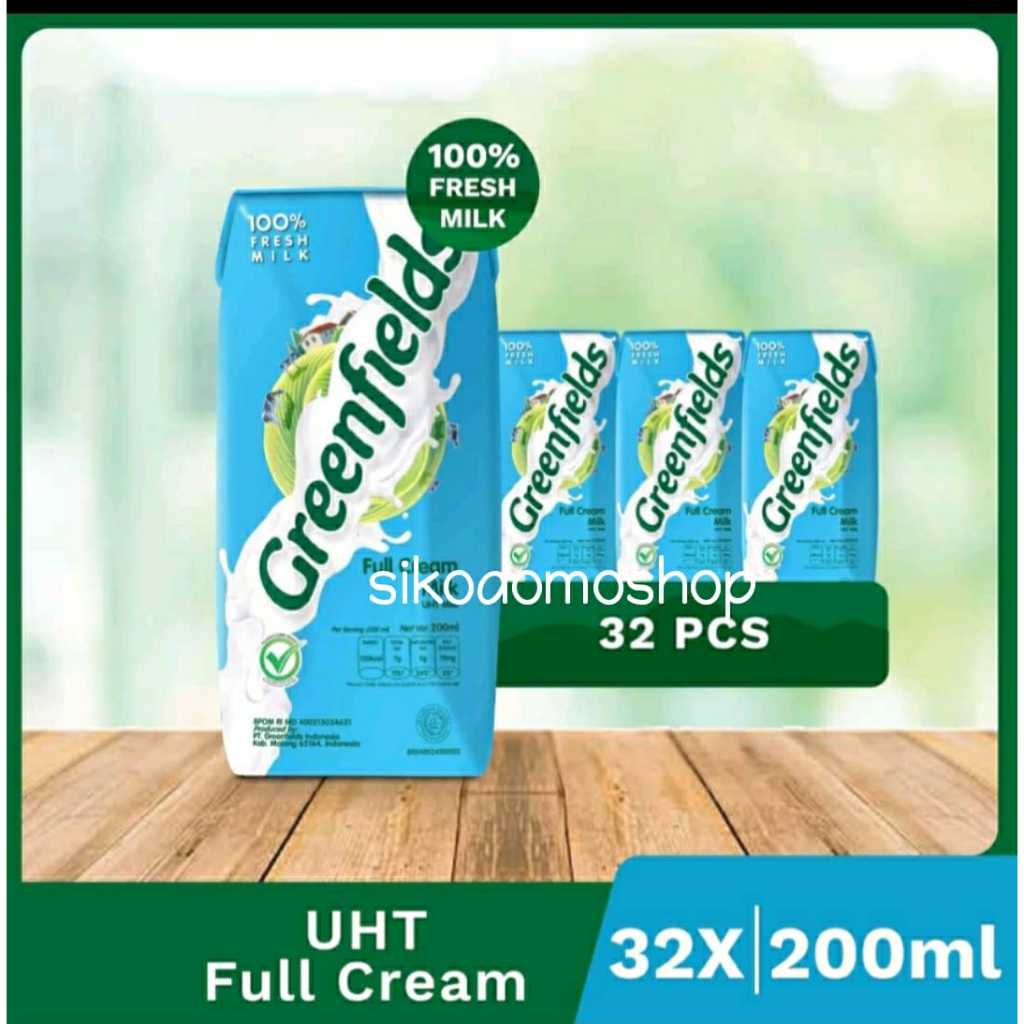 

Susu UHT Greenfields 200ml (grosir) surabaya