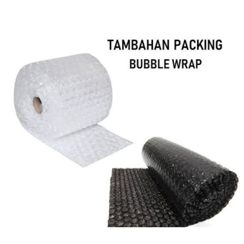 

❗️WAJIB CO❗️Tambahan Packing Bublee Wrap Hitam Dan Putih untuk paket