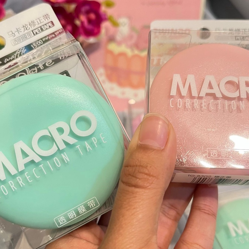 

KI3 TIP EX ROLL BENTUK MAKARONS UNIK UKURAN BESAR WARNA SOFT PASTEL IMPORT CORRECTION TAPE MODEL MACARONS READY 3 WARNA STATIONARY SEKOLAH DAN KANTOR HARGA TERJANGKAU