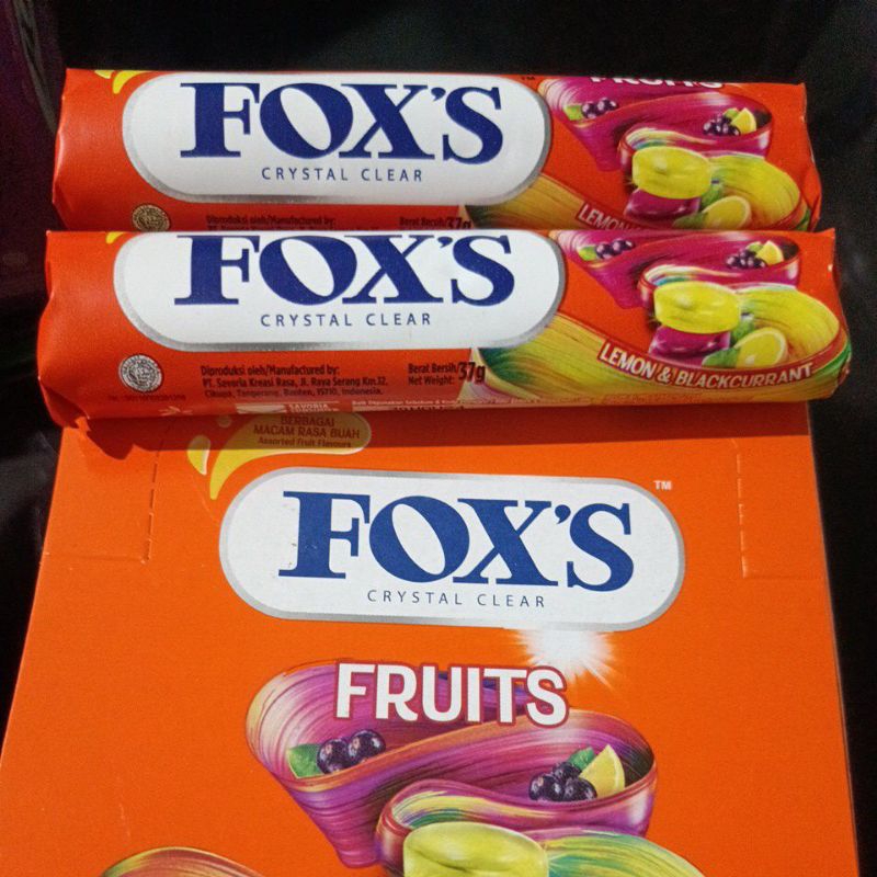 

Permen fox's fruits stickpack - kemasan stick roll