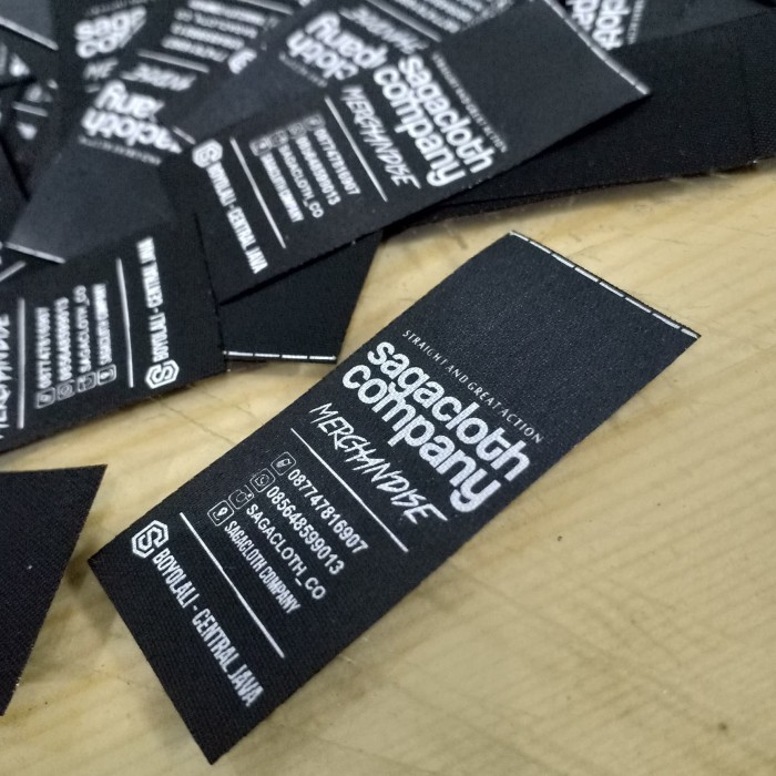 

label baju label washing instruction