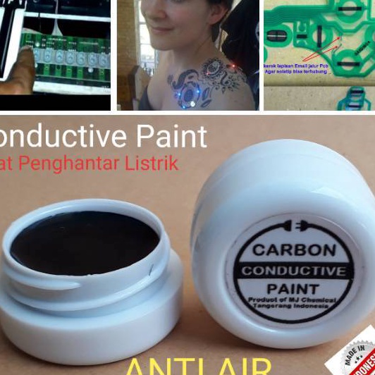 

Murah Carbon Conductive Glue lem penghantar listrik karbon konduktif pain carbon conductive paint