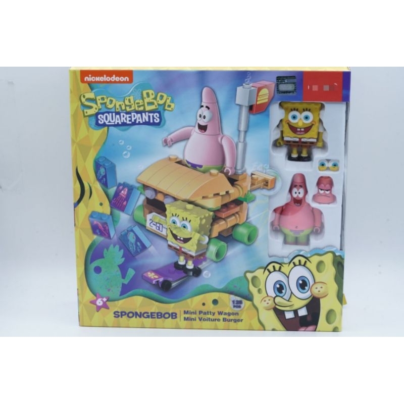SpongeBob Squarepants Sponge Bob Patrick Star Nickelodeon Mini Patty Wagon Voitture Burger Action Fi