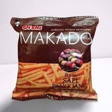 

KUALITAS OKE Oishi Makado sapi panggang Makanan Ringan 1gr 1 Renceng renteng isi 1 pcs