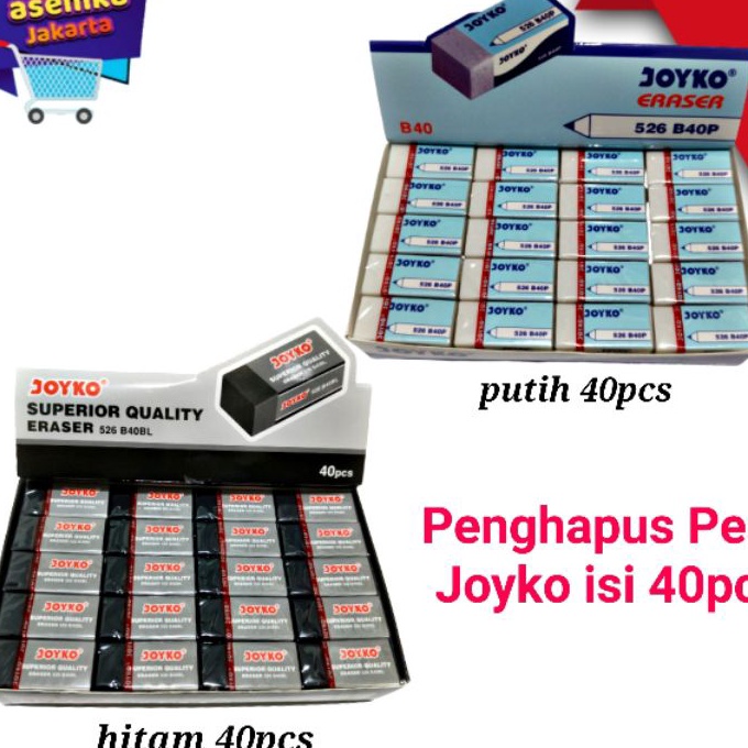 

Terbatas Penghapus pensil Joyko superior Quality Eraser 526 B4BL grosir isi 4pcs