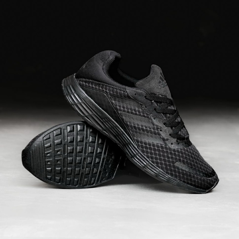 Sepatu Lari Pria Adidas Duramo SL Full Black