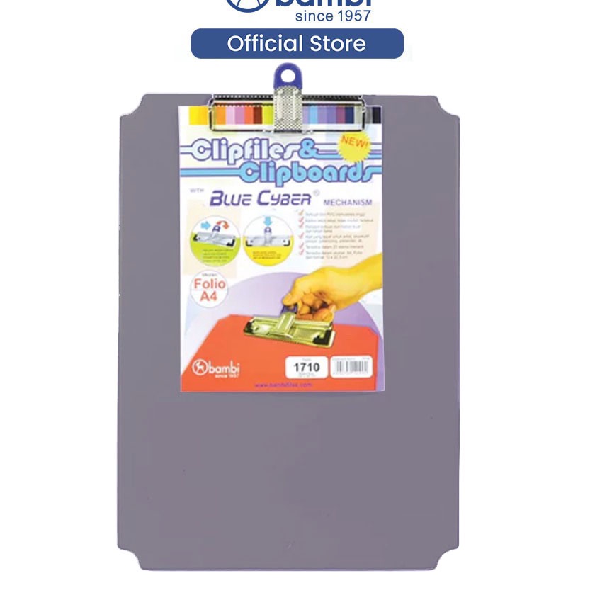 

HJ6 Bambi Papan Jalan Papan Ujian Include Clip File Holder Clipboard kode 171FC