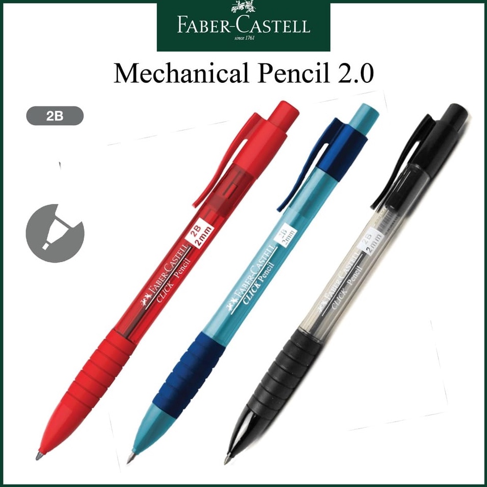 

Pensil Mekanik Faber Castell Mechanical Pencil Click 2 mm