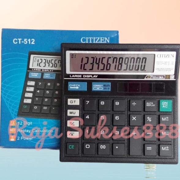 

Pilihan Kalkulator Citizen CT512 12Digit CITIZEN 512 12 DIGIT