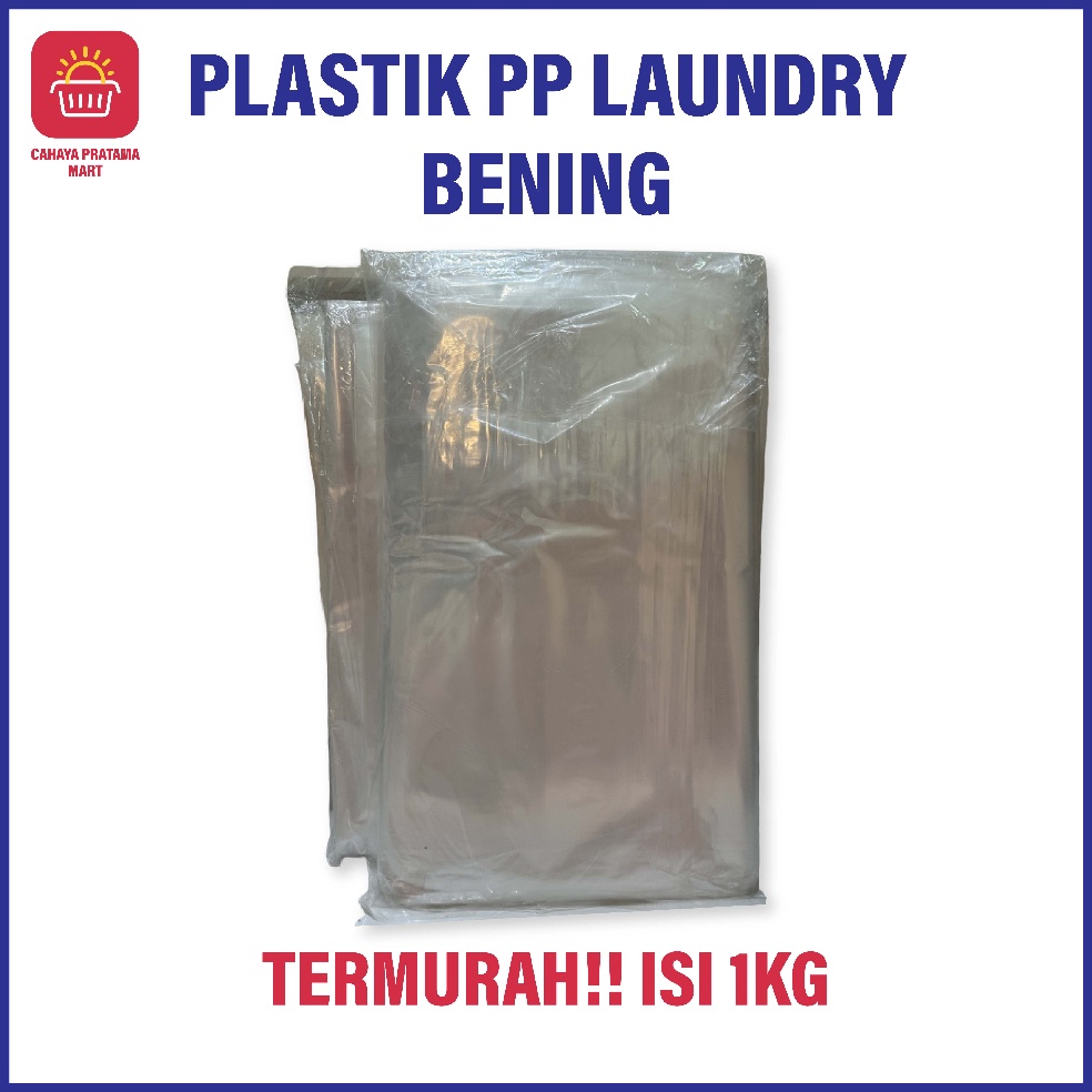 PLASTIK LAUNDRY PP BENING Kantong Plastik PP Polos Plastik baju Plastik Londri Plastik Laundry Kiloa
