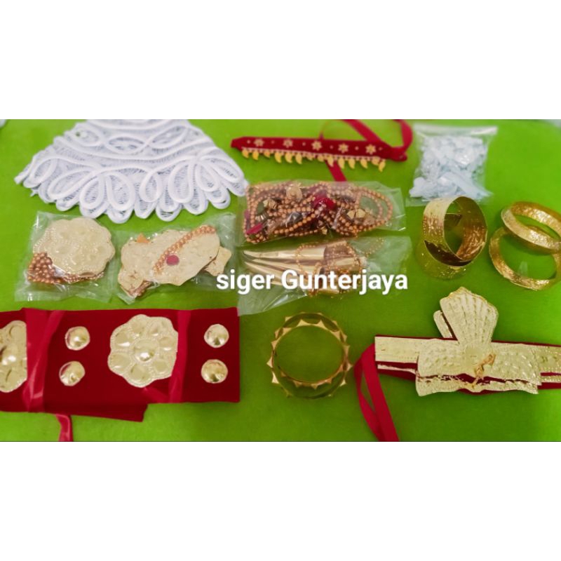 Set aksesoris adat Lampung wanita#1ser ACC adat Lampung cewek#set aksesories adat Lampung
