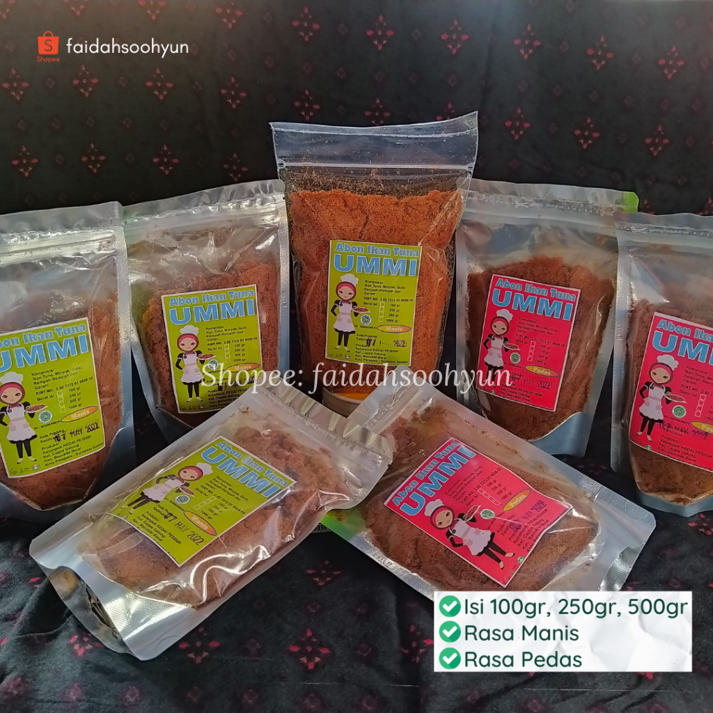 

Abon Ikan Tuna Ummi 100gr dan 200gr | Ready Rasa Manis dan Pedas | HALAL Original Asli Enak Parepare faidahsoohyun tersedia harga grosir reseller by qtshop_27 qitashop