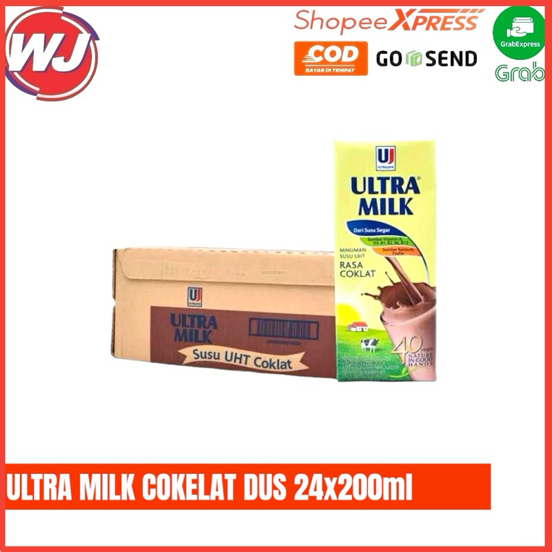 

ULTRA MILK COKLAT DUS 24x200ml